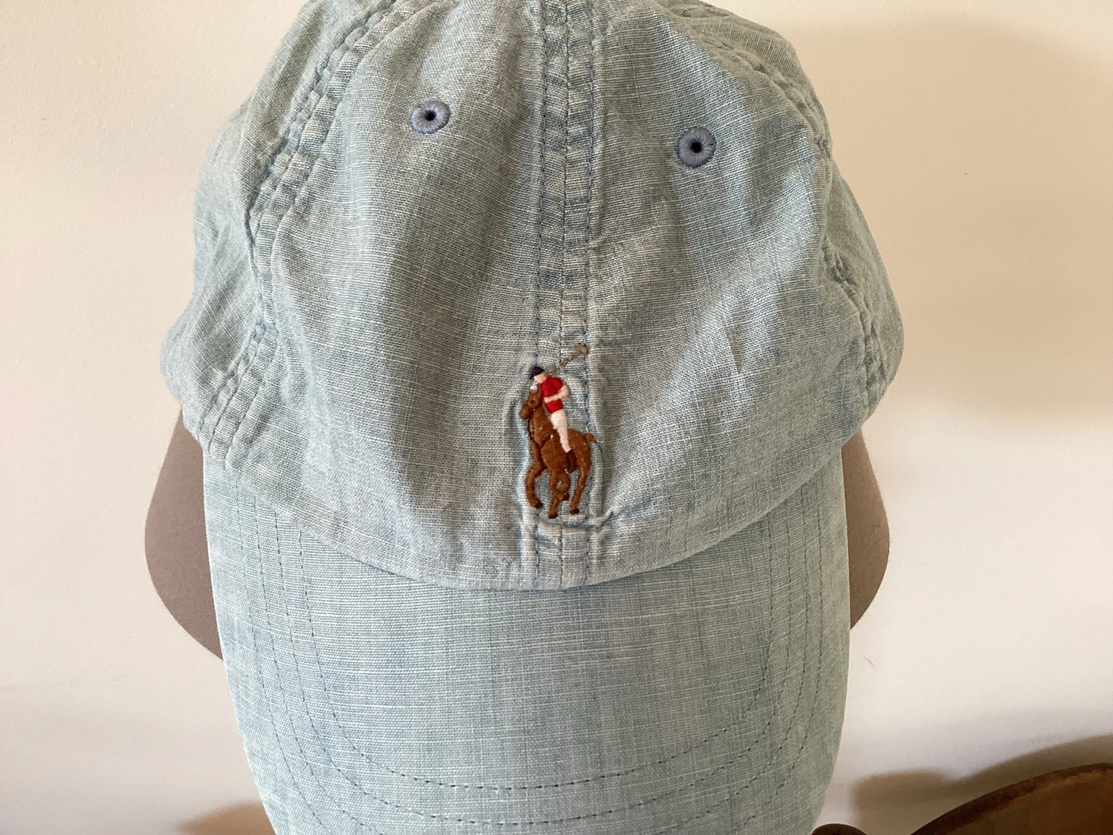 Casquete azul-celeste "Ralph Lauren" ajustável – photo 2